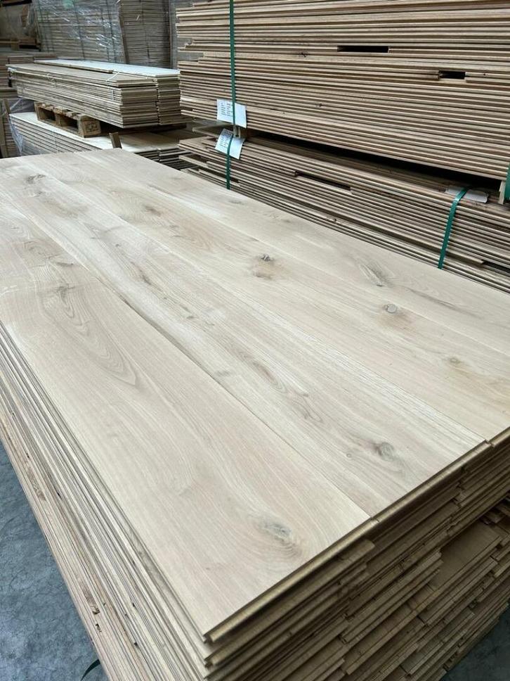 MASSIEF FRANS EIKEN VLOERDELEN XXL 24 CM BREED. BREEDTE!, Tuin en Terras, Bloempotten, Nieuw, Overige materialen, Overige vormen