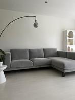 Canapé d’angle avec méridienne Nockeby IKEA, 150 cm of meer, 250 tot 300 cm, Stof, Zo goed als nieuw