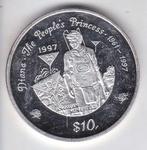 Libéria, 10 dollars, 1997, argent, Timbres & Monnaies, Monnaies | Afrique, Envoi, Monnaie en vrac, Argent, Autres pays