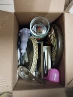 Een doos massa rommelmarkt spullen kleur verschillende, Diversen, Ophalen