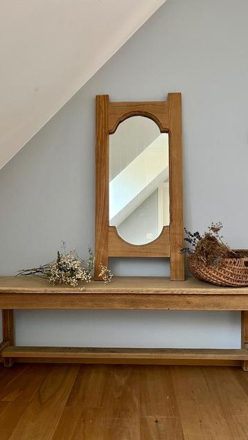Miroir ancien en bois  beschikbaar voor biedingen