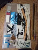 pijl en boog + groot schietbord (decathlon), Sport en Fitness, Handboogschieten, Ophalen, Gebruikt, Recurveboog