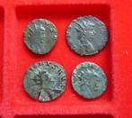 Set van 4 Romaines van Gallien om te identificeren, Ophalen of Verzenden, Losse munt, Overige landen