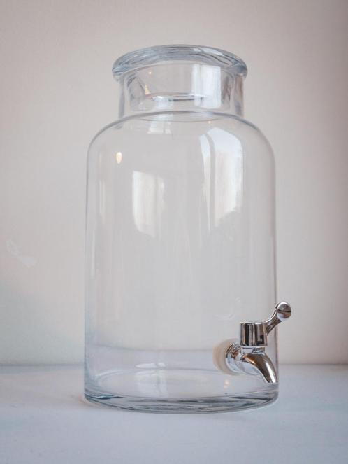 jarre en verre avec robinet, Antiquités & Art, Antiquités | Verre & Cristal, Enlèvement