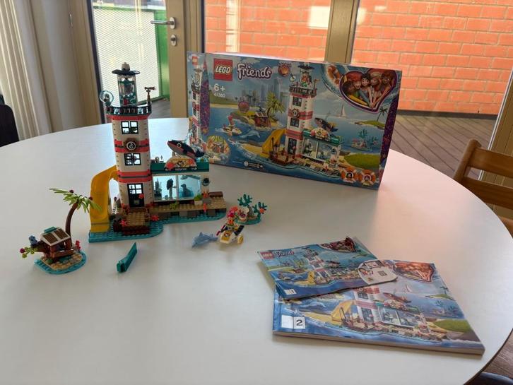 LEGO Friends 41380 - Reddingscentrum in de Vuurtoren, Kinderen en Baby's, Speelgoed | Duplo en Lego, Zo goed als nieuw, Lego, Complete set