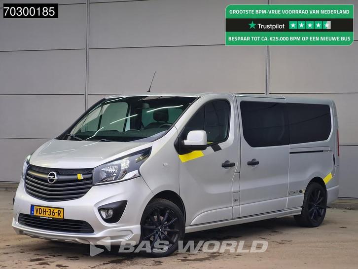 Opel Vivaro 145PK IRMSCHER Dubbel Cabine 2x Schuifdeur L2H1, Auto's, Bestelwagens en Lichte vracht, Bedrijf, Te koop, Achteruitrijcamera