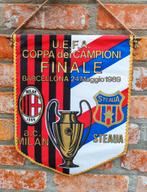 1989 AC Milan Steau Boekarest roemenië fanion wimpel vaantje, Ophalen of Verzenden