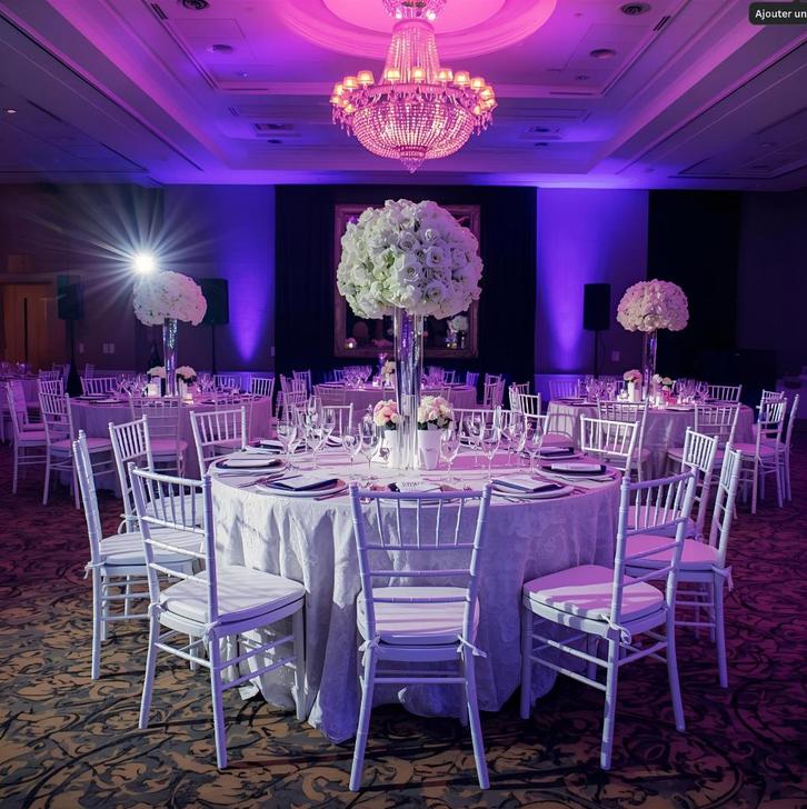 Verhuur van ronde tafels van 180 cm + verzending, Hobby en Vrije tijd, Feestartikelen | Verhuur, Nieuw, Ophalen of Verzenden