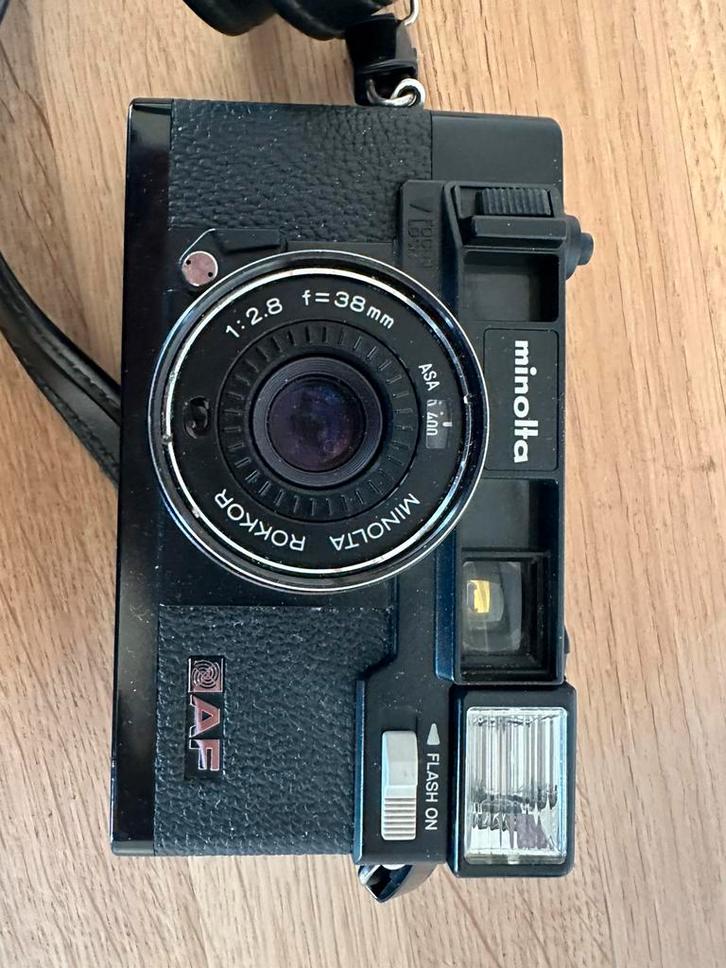 Autofocus Hi-Matic Minolta, TV, Hi-fi & Vidéo, Appareils photo analogiques, Utilisé, Compact, Minolta, Enlèvement ou Envoi