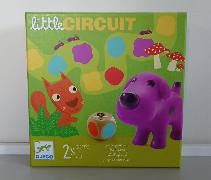 Jeu de société - Little Circuit - DJECO, Hobby en Vrije tijd, Gezelschapsspellen | Bordspellen, Gebruikt, Een of twee spelers