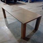 Eettafel 220 cm lang x 95 cm breed x 76 hoog, 200 cm of meer, 50 tot 100 cm, Rechthoekig, Zo goed als nieuw