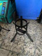 Smeedijzeren kaarsenhouder – diameter 13 cm, 25 tot 50 cm, Zwart, Ophalen of Verzenden, Zo goed als nieuw