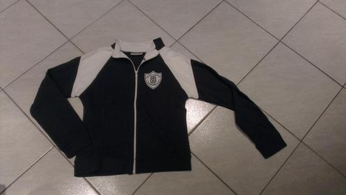 Clockhouse blauw / wit jasje - maat 40, Kleding | Dames, Jasjes, Kostuums en Pakken, Zo goed als nieuw, Jasje, Maat 38/40 (M)