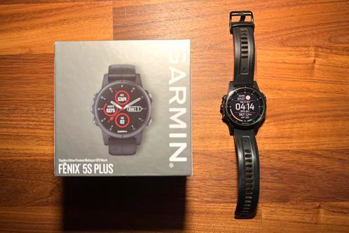 Montre Garmin Fenix 5s Plus Sapphire Edition, Bijoux, Sacs & Beauté, Montres de sport, Utilisé, Noir, Distance, Bandage calorique