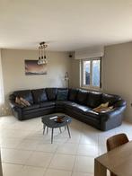 Canapé d'angle en cuir, Maison & Meubles, Enlèvement, Utilisé, Cuir, Landelijk