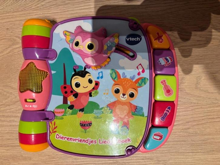 Dierenvriendjes Liedjesboek roze, Kinderen en Baby's, Speelgoed | Vtech, Ophalen