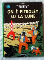 Tintin : On a marché sur la Lune (en patois gaumais) – Hergé, Verzenden, Kuifje, Nieuw, Boek of Spel