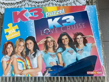 K3 puzzel, rox, K3 bengeltjes en design studio , puzzel, Cd's en Dvd's, Ophalen of Verzenden, Zo goed als nieuw