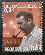 België: OBP 3169 ** Georges Simenon 2003., Ophalen of Verzenden, Zonder stempel, Frankeerzegel, Postfris