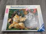 Ravensburger puzzel katten 1000 stuks, Kinderen en Baby's, Ophalen of Verzenden, Zo goed als nieuw