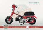 Honda monkey 1961 Z100 poster A1 Ltd ( cz100 z50m z50 -, Nieuw, Ophalen of Verzenden