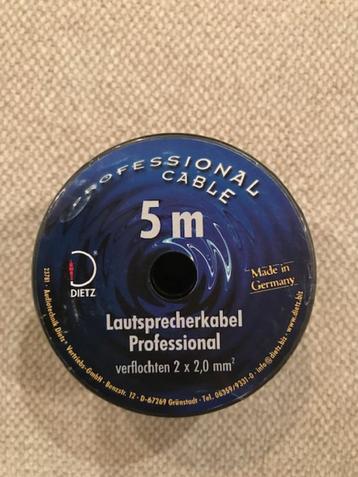 Dietz 23781  -  5m speakercable, Enlèvement ou Envoi, Neuf