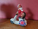 Figurine teckel sur vespa, Verzamelen, Ophalen of Verzenden, Zo goed als nieuw
