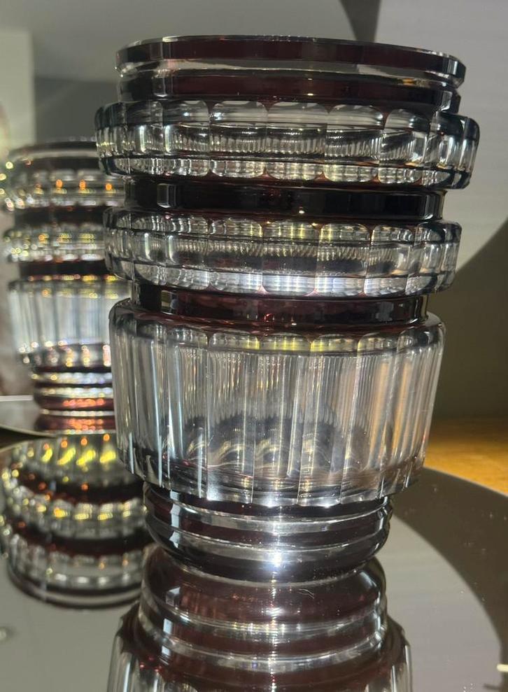 Vase « Formose », 1938, ART DECO ,GRAFFART Val saint Lambert, Antiquités & Art, Antiquités | Verre & Cristal, Enlèvement ou Envoi