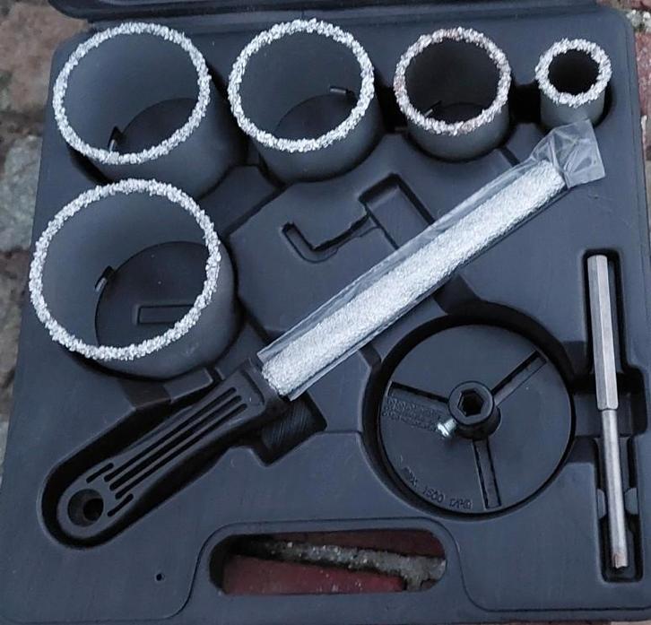 CARAT diamant gatenzaagset tegels/steen – NIEUW, Doe-het-zelf en Bouw, Gereedschap | Zaagmachines, Nieuw, Ophalen of Verzenden