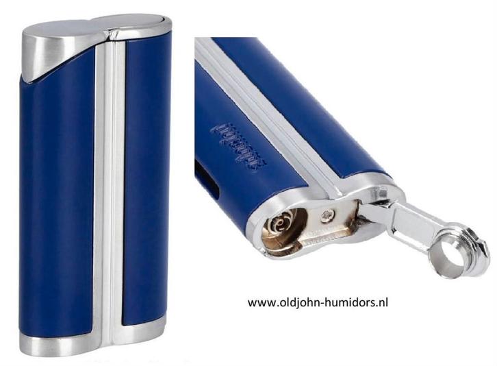 ADORIN  SIGAARAANSTEKER  JETFLAME BLUE/ SILVER + BOOR sas27, Verzamelen, Rookartikelen, Aanstekers en Luciferdoosjes, Nieuw, Aansteker