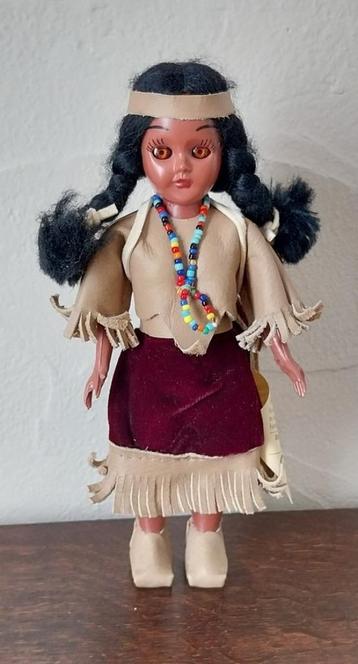 Vintage Carlson Indianenpop met baby - jaren 1960, Enlèvement ou Envoi, Comme neuf