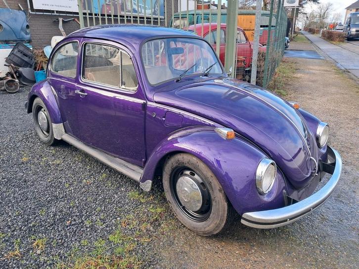 Vw kever '75, Autos, Oldtimers & Ancêtres, Entreprise, Volkswagen, Essence, Boîte manuelle, Beige, Beige, Enlèvement