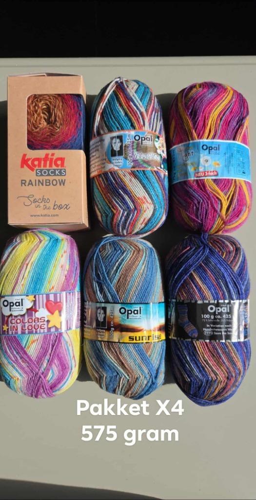 breiwol sokkenwol kousenwol OPAL pakketten 575-600 gram, Hobby en Vrije tijd, Breien en Haken, Nieuw, Breien, Wol of Garen, Ophalen of Verzenden