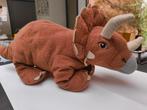 knuffel dinosaurus triceratops, Kinderen en Baby's, Speelgoed | Knuffels en Pluche, Ophalen of Verzenden, Gebruikt, Overige typen