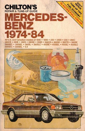 CHILTON'S MERCEDES-Benz 1974-84 REPARATIE- EN TUNE-UPGIDS, Boeken, Ophalen, Gelezen, Mercedes