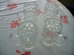 4 biermokken, Huis en Inrichting, Ophalen of Verzenden, Nieuw, Glas of Glazen