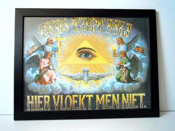 God ziet mij, hier vloekt men niet beschikbaar voor biedingen