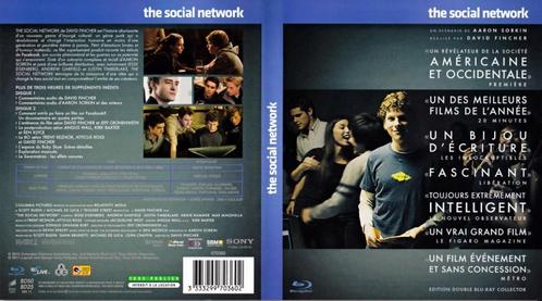 the social network (blu-ray + blu-ray bonus) nieuw, Cd's en Dvd's, Blu-ray, Zo goed als nieuw, Drama, Ophalen of Verzenden