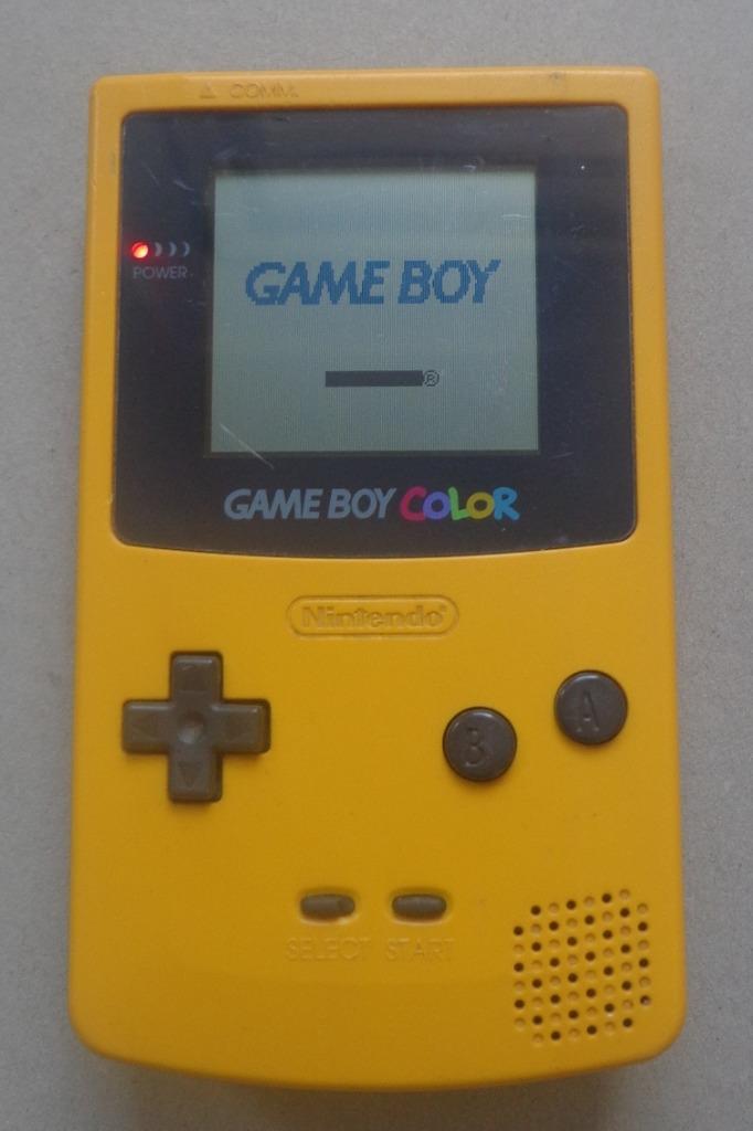 Gameboy Color Geel, Games en Spelcomputers, Spelcomputers | Nintendo Game Boy, Gebruikt, Game Boy Color, Ophalen of Verzenden