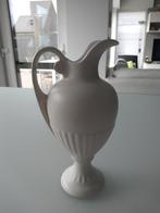 Vase hauteur 22 cm - porcelaine Flora Gouda Hollande, Comme neuf, Enlèvement ou Envoi, Blanc