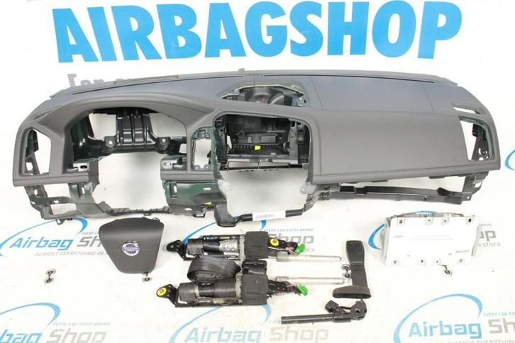 Airbag set Dashboard leder met radar Volvo XC60 (2008-2017), Auto-onderdelen, Dashboard en Schakelaars, Gebruikt, Ophalen of Verzenden