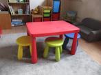 Speeltafeltje + krukjes, Kinderen en Baby's, Kinderkamer | Tafels en Stoelen, Ophalen, Gebruikt, Tafel(s) en Stoel(en)