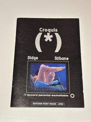 Album "Croquis (*)" de DIDGÉ et STIBANE numéroté é signé beschikbaar voor biedingen