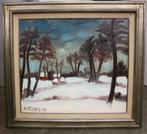 Alfons VERMEIR, winterlandschap, Antiek en Kunst, Ophalen