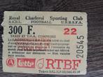 Voetbalticket Charleroi, Ophalen of Verzenden, Gebruikt