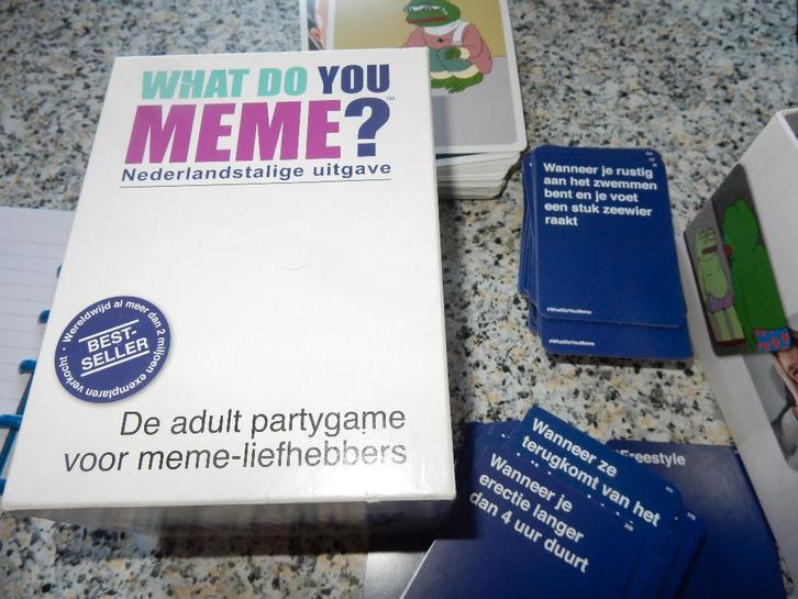 nr.41 - What do you meme? - gezelschapsspel, Hobby en Vrije tijd, Gezelschapsspellen | Overige, Ophalen of Verzenden