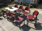 Partij multifunctionele stoelen Marko, Huis en Inrichting, Stoelen, Ophalen, Gebruikt, Bruin, Vijf, Zes of meer stoelen