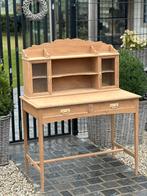 Oude eiken houten bureau, Huis en Inrichting, Bureaus, Ophalen of Verzenden
