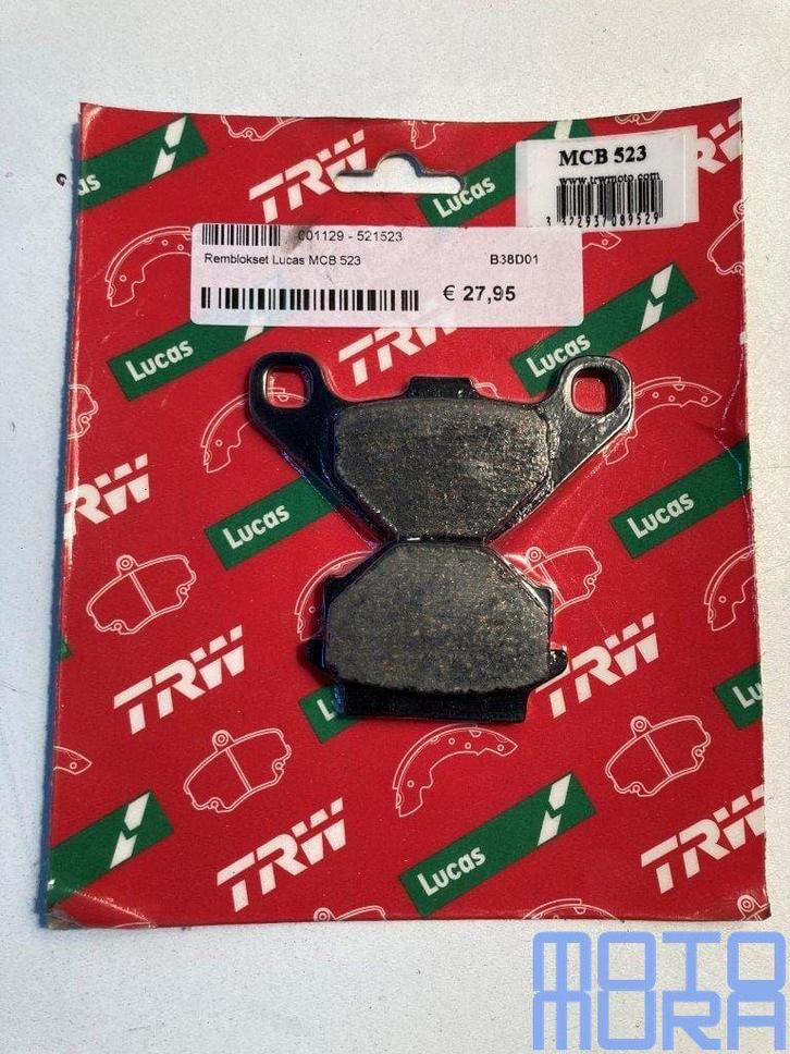 TRW MCB523 remblokken set Kawasaki KLX KLR KX 125 250 600 65, Motoren, Onderdelen | Kawasaki, Nieuw, Ophalen of Verzenden