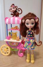 Enchantimals Aapje Merit Fruit Mandje - Speelfigurenset, Kinderen en Baby's, Ophalen of Verzenden, Zo goed als nieuw